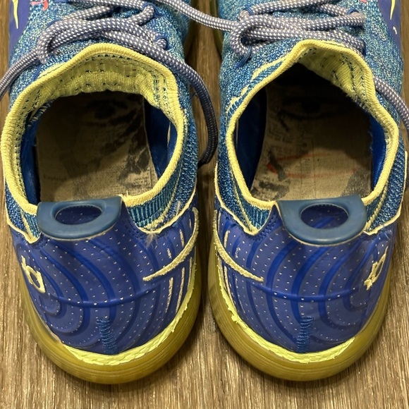 Nike Zoom KD 11 Paranoid Blue/Yellow Men’s Size 14 - Picture 5 of 9